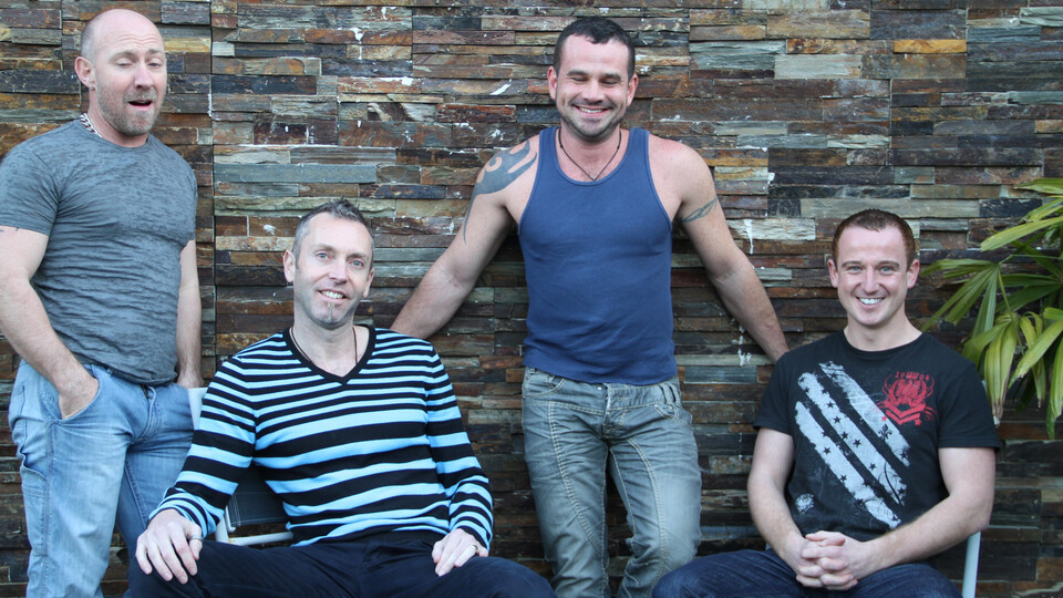 4 Way Blake, Ethan, Greg & Rhys Part 1