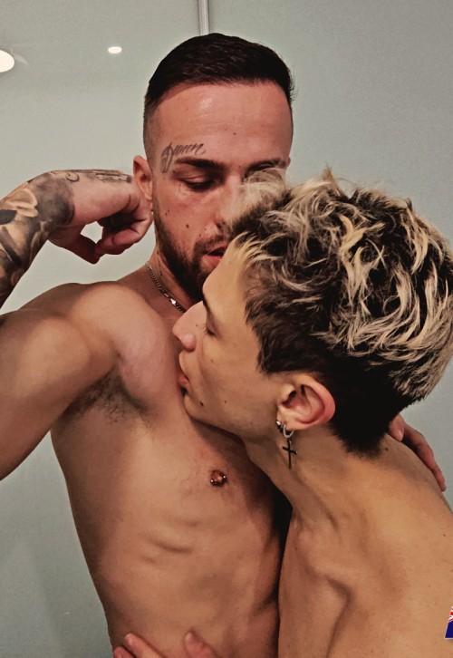 Andie Blows Elijah Behind the Scenes