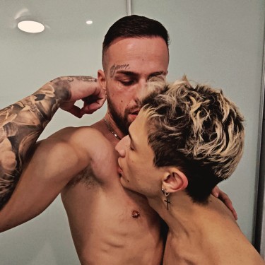 Andie Blows Elijah Behind the Scenes